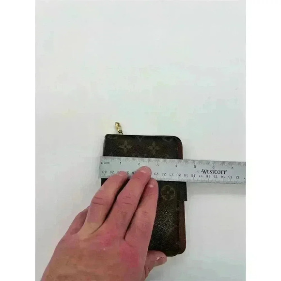 Louis Vuitton Women's Monogram Canvas Wallet Brown Credit Card Holder - Picture 3 of 16